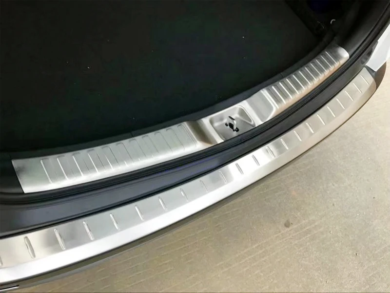 Внутренняя и внешняя задняя крышка бампера Подоконник Пластина протектор из нержавеющей стали 2 шт для Honda crcrv 2017 2018