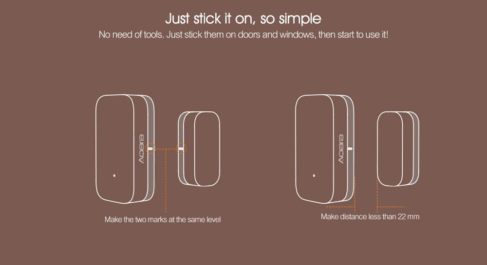 AQara датчик двери окна умный ZigBee беспроводное соединение многофункциональная работа с ZigBee беспроводное соединение дверной датчик