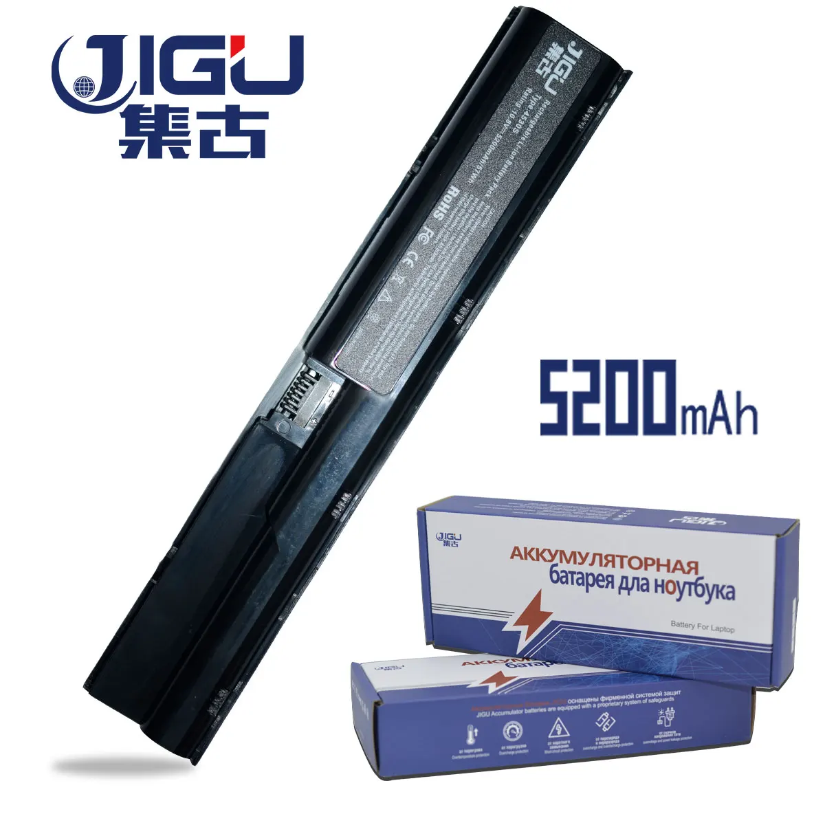 JIGU 6 ячеек батареи ноутбука 633805 001 3ICR19/66 2 HSTNN I02C LB2R LC32BA122 QK646AA для HP ProBook 4430s|battery for hp|new