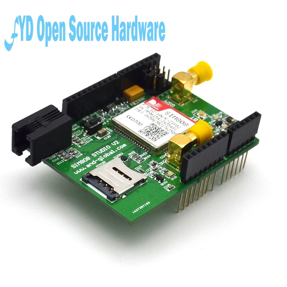 1 комплект GPS GPRS Щит на основе SIM808 SIMCOM SMS MMS GSM для UNO|gprs shield|shield unoshield gsm |