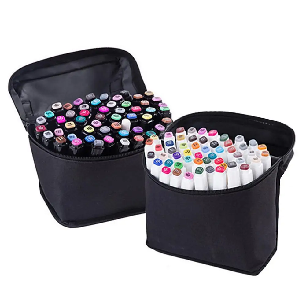 

Artist Necessary Graphic Marker Pen Double Ended Finecolour Sketch Marker Broad And Fine Point Tip With Black Bag