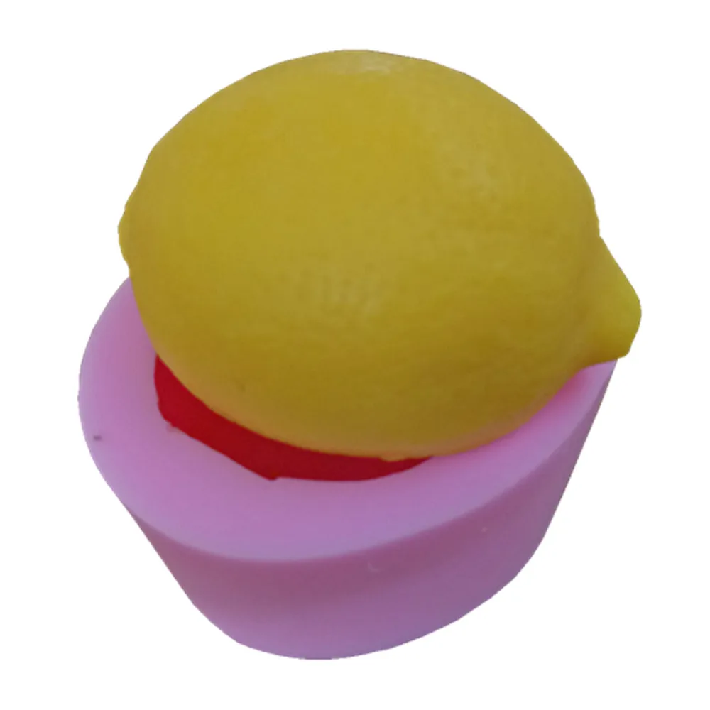 

Lemon Design 3D Soap Mold Food Grade Cake Mold Silicone Mold for Soap Making