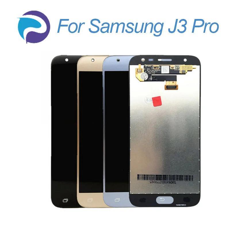 Для samsung J3 Pro ЖК экран сенсорный digitzer сборка Замена J3110 2017 для lcd|Экраны мобильных