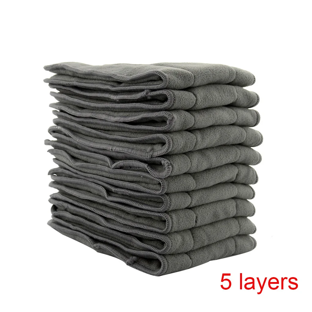 1 шт. качественные детские подгузники подкладка с бамбуковым углем подгузник вкладыш в подгузник для детской ткани пеленки подгузник