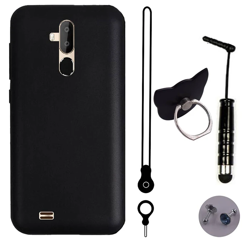 ITien защитный чехол для Oukitel C12 Pro 6 18 дюймов ремешок ручка с кольцом TPU силиконовый