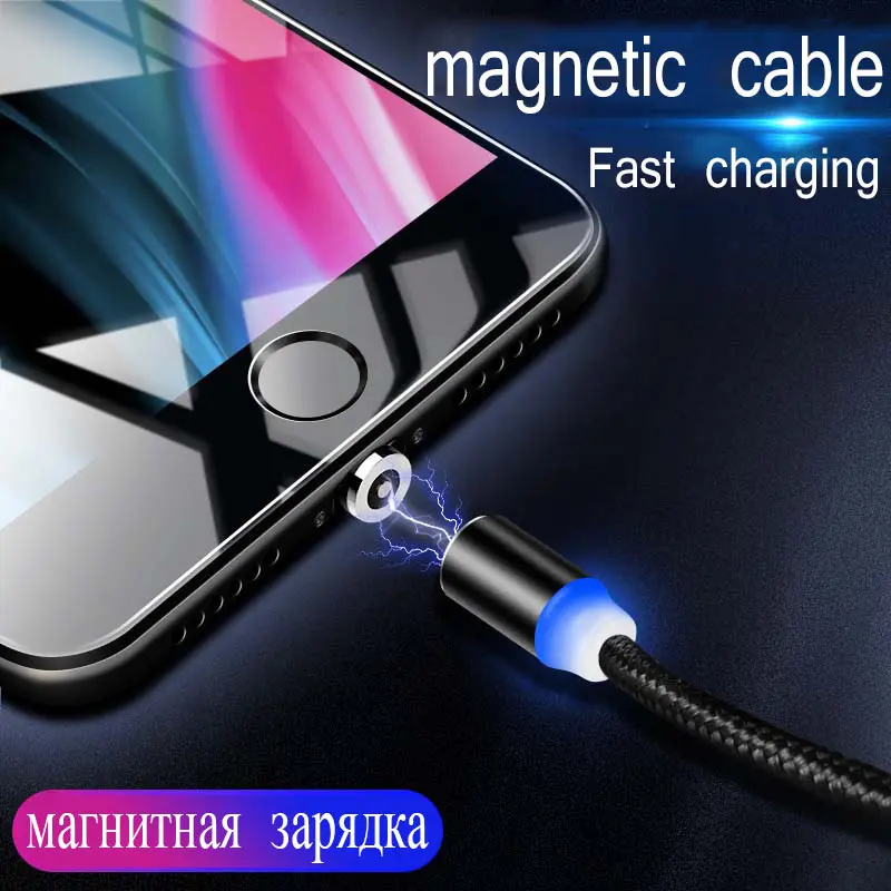 

Magnetic Micro USB Type C Cable For iPhone X XS Max Xr 7 6 Samsung S8 Xiaomi Charging Cables Magnet Charger Charge Android Wire