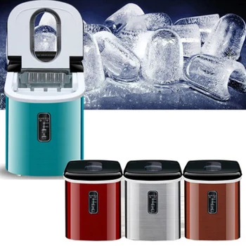 

220V Commercial & Household Portable 35 lb/Day Countertop Desk Ice Cube Maker Machine