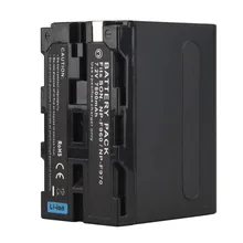 1 шт. Замена литий-ионная Батарея для sony 7,2 В 7800 мАч Перезаряжаемые цифровой Батарея NP F960 F970 для sony NP-F960 NP-F970 Камера