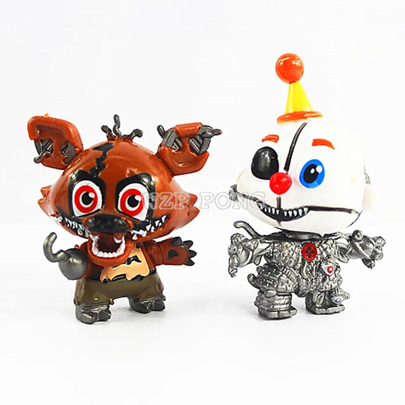 Новые 8 шт./компл. героев игры Five Nights At фигуркы игрушки ПВХ Полночь игрушка медведь