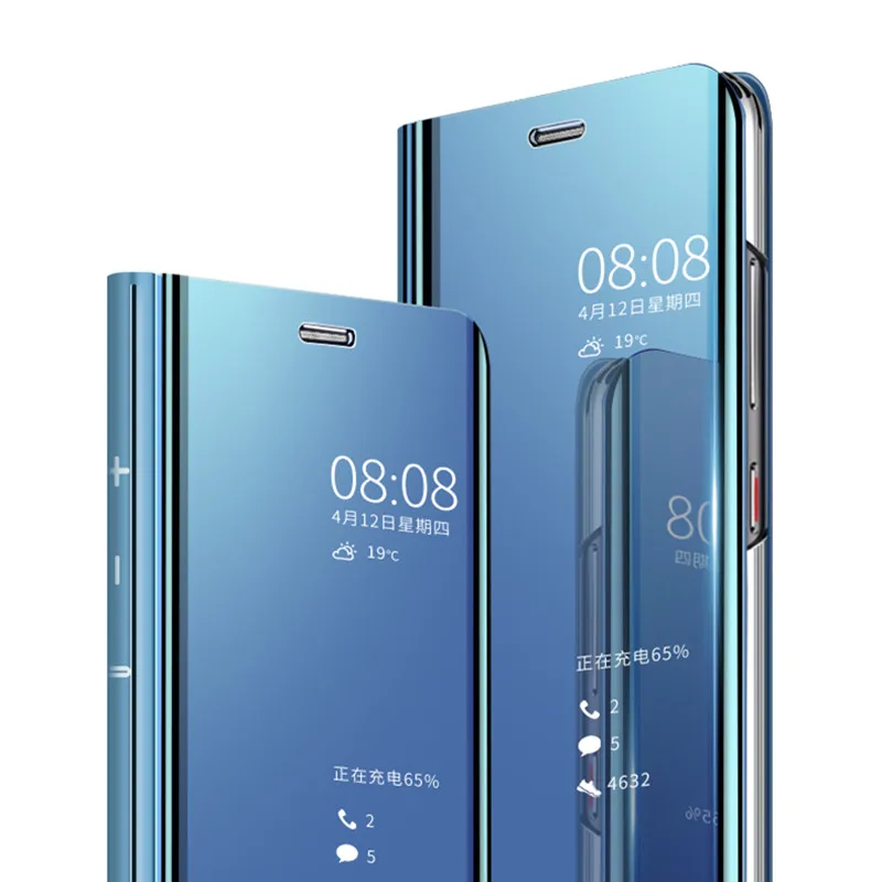 P умный прозрачный зеркальный чехол для Huawei Mate 20 P9 P10 Plus P20 10 pro 20x Honor 9 Lite 8X MAX Nova 3