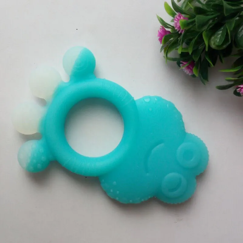 Silicone Teether Teething Baby Toys Teeth Baby Animal frog Massager Toys For Babies Dental Care Toothbrush    
