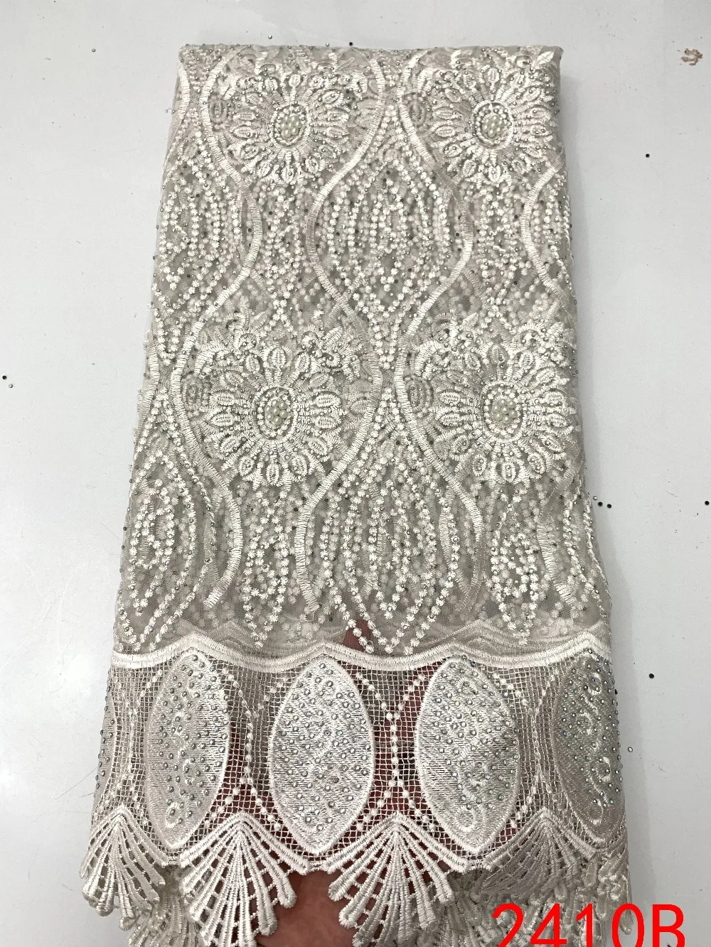 Новейшая африканская Тюлевая кружевная ткань высокого качества нигерийская вышивка талевая кружевная ткань с камнями Французская ткань кружева KS2410B