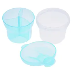 3 слоистых Детские миска для кормления малышей портативный сухое молоко диспенсер формулы для малышей еда контейнеры хранения сухое
