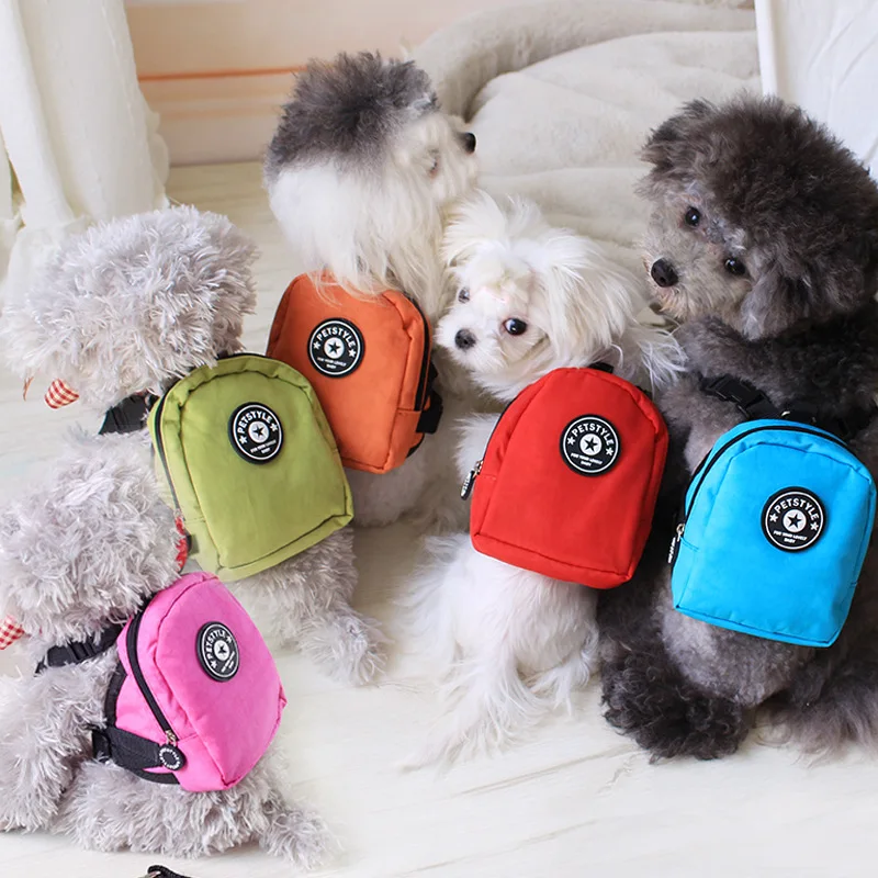 Pet Bag Carrier Dog Puppy Harness Outdoor Backpack With Leash For Pets Small Dogs Hiking Adjustable Products PL5004 (1)