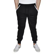 Мужские брюки-карандаш весна и лето новые стильные мужские брюки эластичный пояс однотонная, Маленькая мужская нога брюки