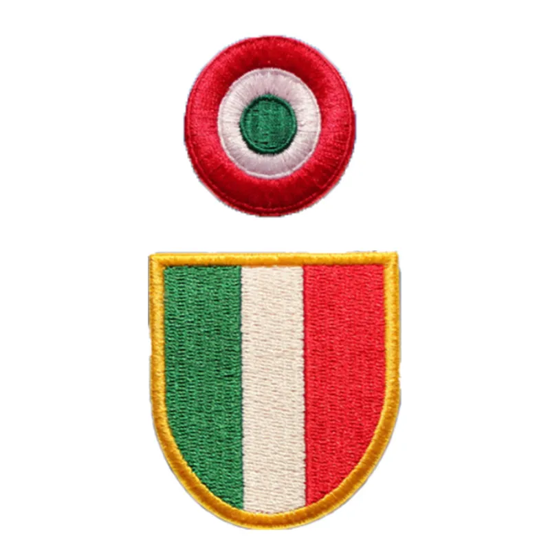 Вышитый Флаг круг Scudetto Cappa Италия патч Кубок чемпиона футбол нашивки значки, футбол Горячая штамповка патч значки - Цвет: Picture color