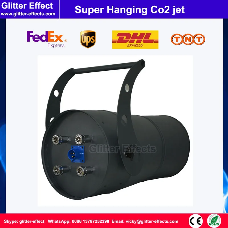 טור דיסקו השפעת שלב סילון Co2 הכוח מיוחד גדול 6-8 m סופר מכונת ערפל מועדון לילה תיאטרון
