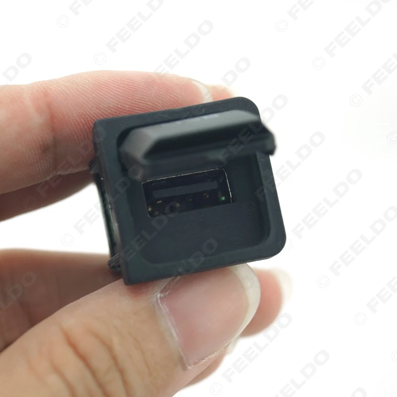 FEELDO автомобиль OEM RCD510 RNS315 USB кабель с переключателем для VW Golf MK5 MK6 VI 5 6 Jetta CC Tiguan Passat B6 подлокотник положение