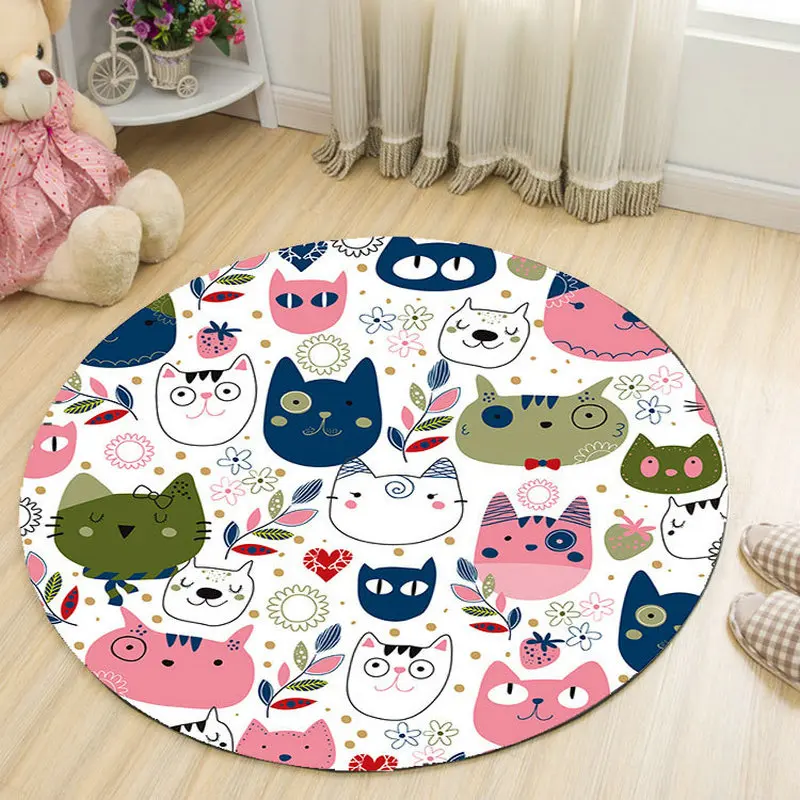 Cartoon 3D Animal Round Carpets for Kids/Children Living Room Bedroom Bathroom Home Lovely Deer Chair Floor Mats Parlor Rugs Cartoon 3D Animal Round Carpets for Kids/Children Living Room Bedroom Bathroom Home Lovely Deer Chair Floor Mats Parlor Rugs