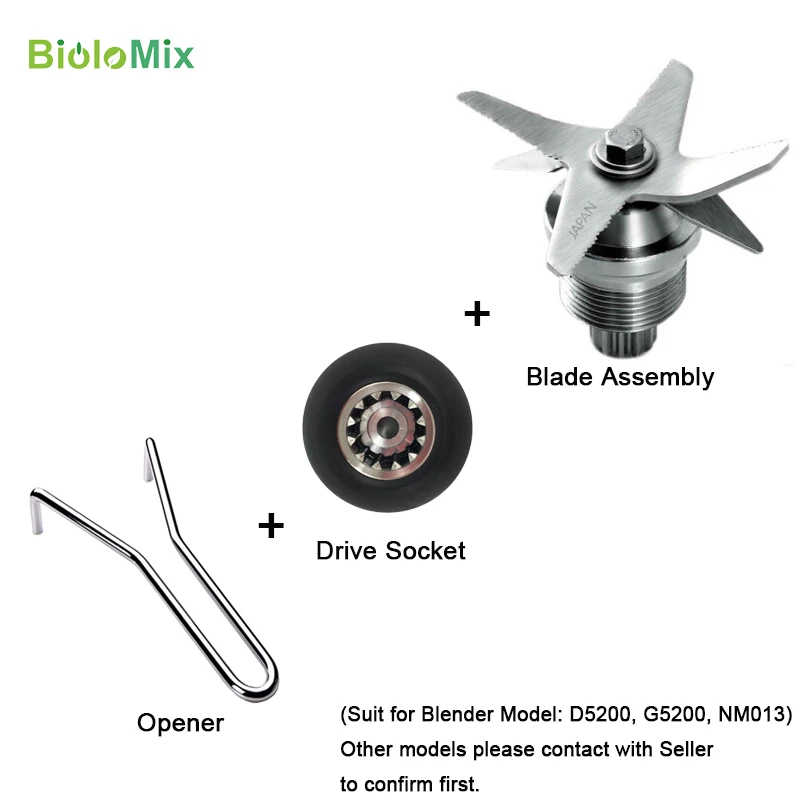 Blender Spare Parts Stainless Steel Hardened Six Mixing And Cutting Serrated Blades Knives Drive