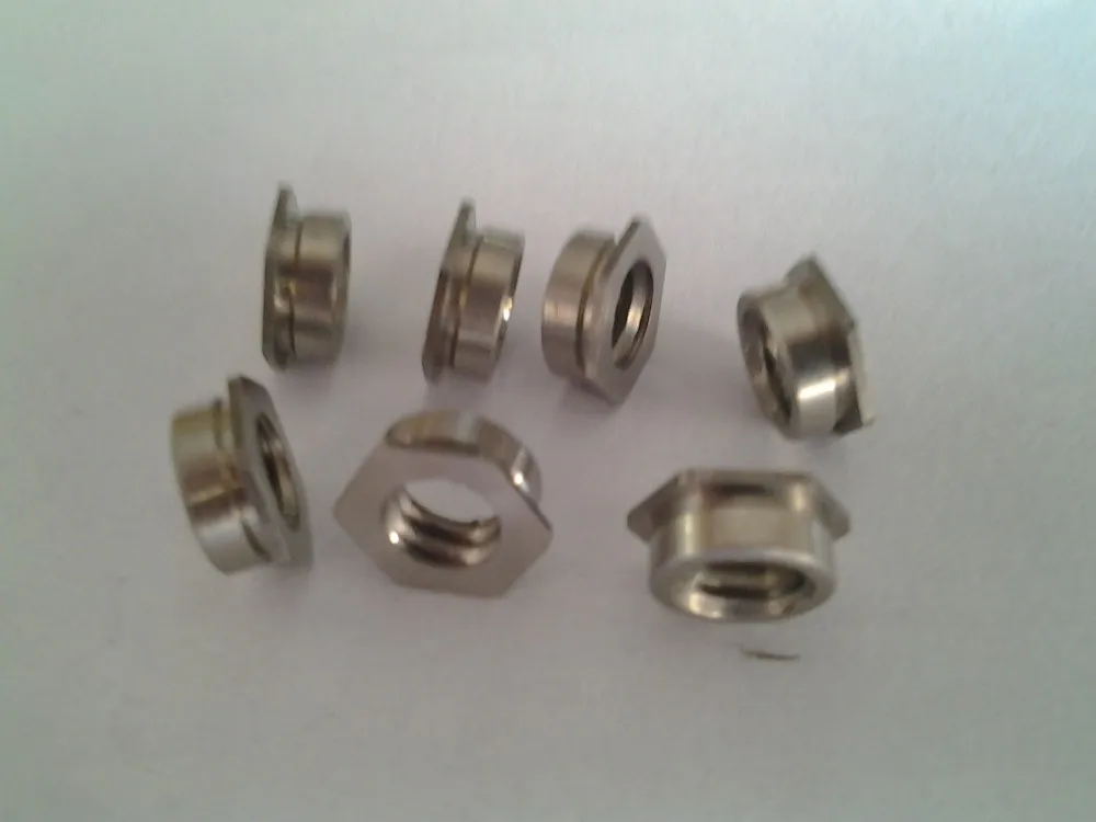 F 0420 5 фиксирующие смывные гайки SUS303 nature PEM standard в наличии сделано Китае |flush nut|nut