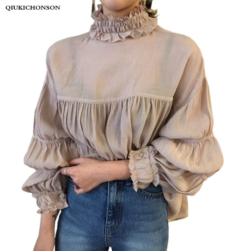 Vintage ruffle babydoll top