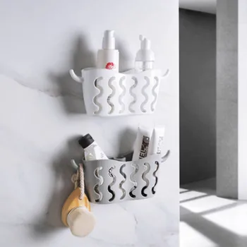 

1Pcs Sink Hanging Basket Kitchen Gadgets Bathroom Accessory Multifunction Brush Storage Tools Waterproof Soap Holder