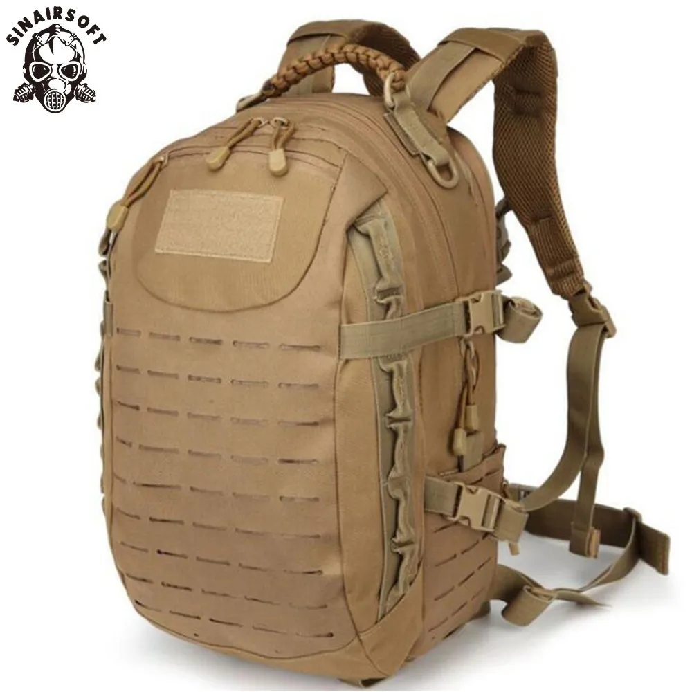 

SINAIRSOFT Military Tactical Dragon Egg Backpack 25L Molle System Multi-purpose 15 Inches Laptop Rucksack Fishing Camping Bag