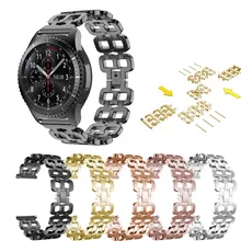 Нержавеющая сталь цепи Стиль браслет умные часы браслет ремешок для samsung Шестерни S3 SmartWatch спортивных Товары аксессуары Z2