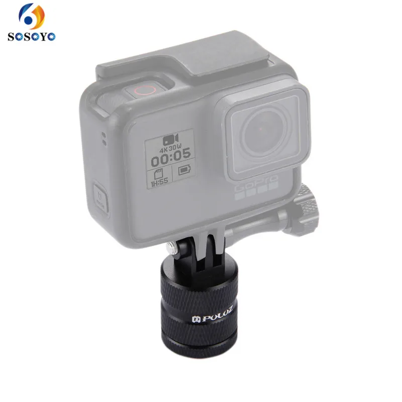 Aluminum 360 Degree Rotating Swivel Pivot Arm baseTripod Mount Adapter For GoPro Hero 6 5 4 3 Sjcam Sport Camera Accessories (1)