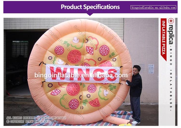 3 м надувная пицца Реплика для рекламы/события надувные игрушки