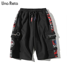 Una Рета шорты в стиле хип-хоп для мужчин Повседневное плюс размеры по колено треники камуфляж печати уличная Лето шорты для женщин Человек
