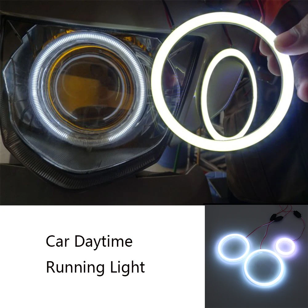 Buy 1 Pair Universal Car LED Halo Ring Lights Angel