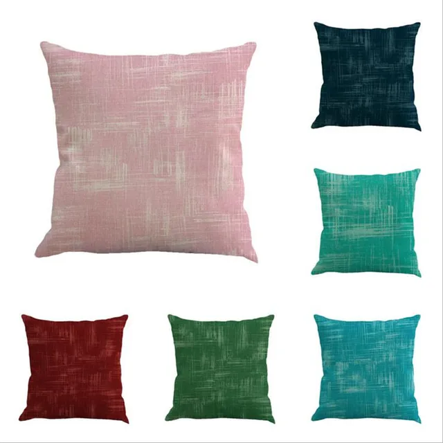 European Style Retro Plain Cotton Linen Cushion Cover 40x40cm Cool Plain Decorative Pillows European Style Retro Plain Cotton Linen Cushion Cover 40x40cm Cool Plain Decorative Pillows