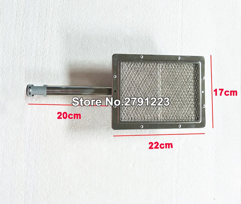 Barbecue BBQ infrared ceramic burner stainless steel ceramics gas burner alumunium plate infrared with nozzle 22*17
