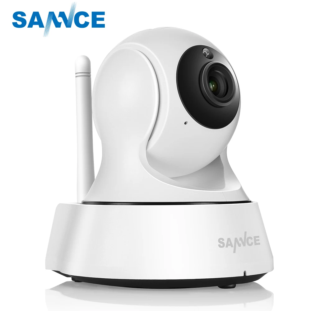 SANNCE IP Camera Wireless 720P IP Security Camera WiFi IP Security Camera Baby Monitor Security Camera Easy QR CODE Scan Connect