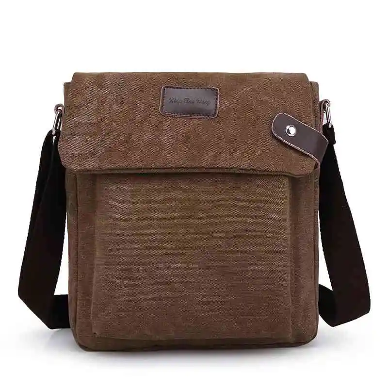 Small Bench Free Shipping 15 Canvas Bags Shoulder Diagonal Men