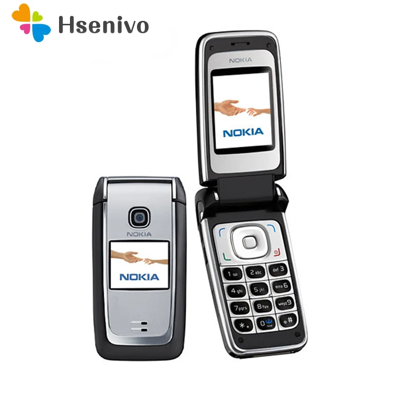 

6125 100% Original Unlocked Nokia 6125 Flip 1.8' inch GSM mobile phone 2G phone with Bluetooth FM Radion free shipping