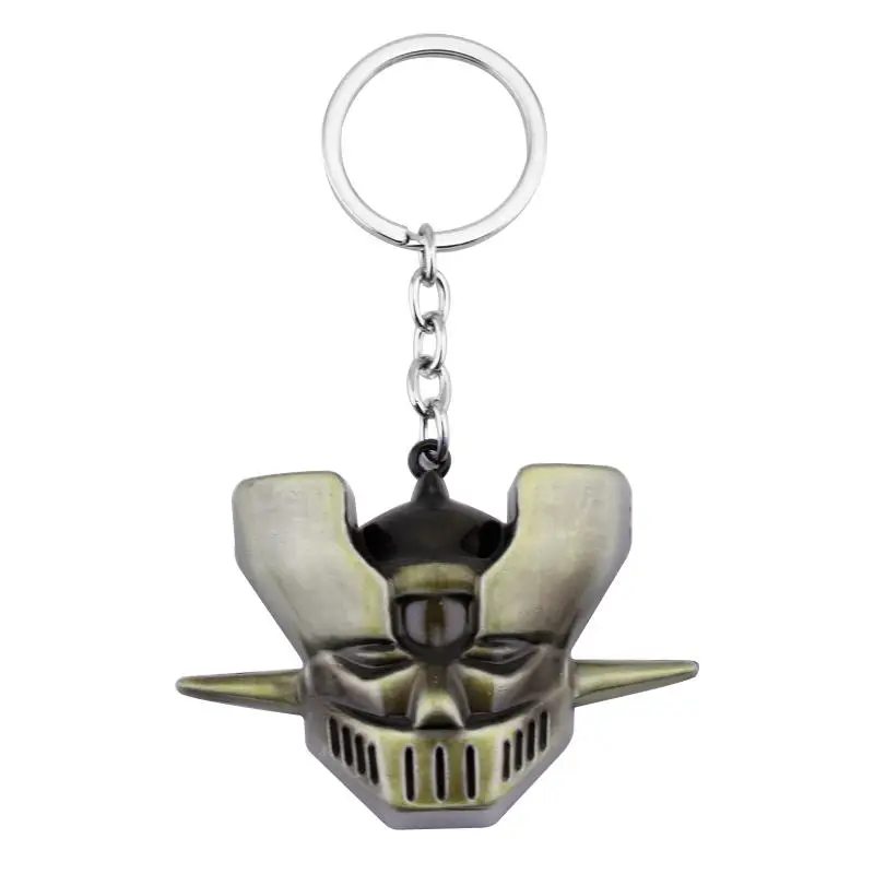 

Men Women Cosplay Jewelry Mazinger Z Animation Devil Everything Armored Man Mask Keychain Key Rings