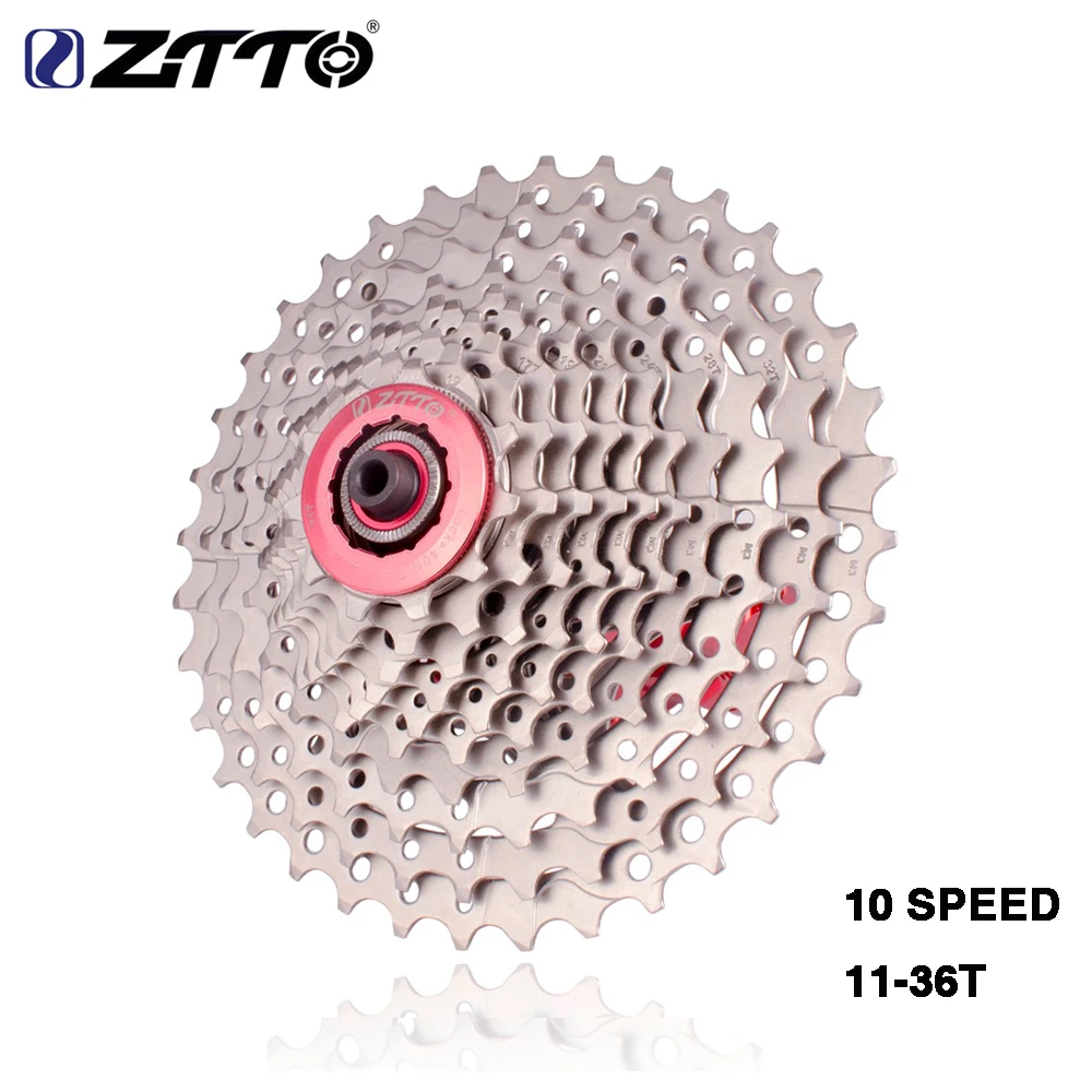 ZTTO MTB 10s Freewheel 10 скоростей кассета 11-36 т Серебристый Стальной маховик для частей Велоспорт Горный велосипед части велосипеда