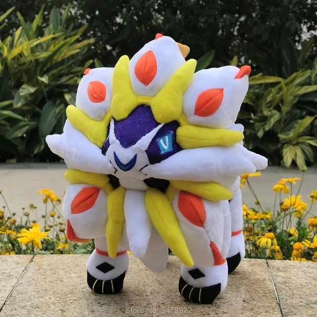 Compre Estilo lendário pokemon solgaleo sun moon pelúcia boneca brinquedo  bonito presente barato — frete grátis, avaliações reais com fotos — Joom