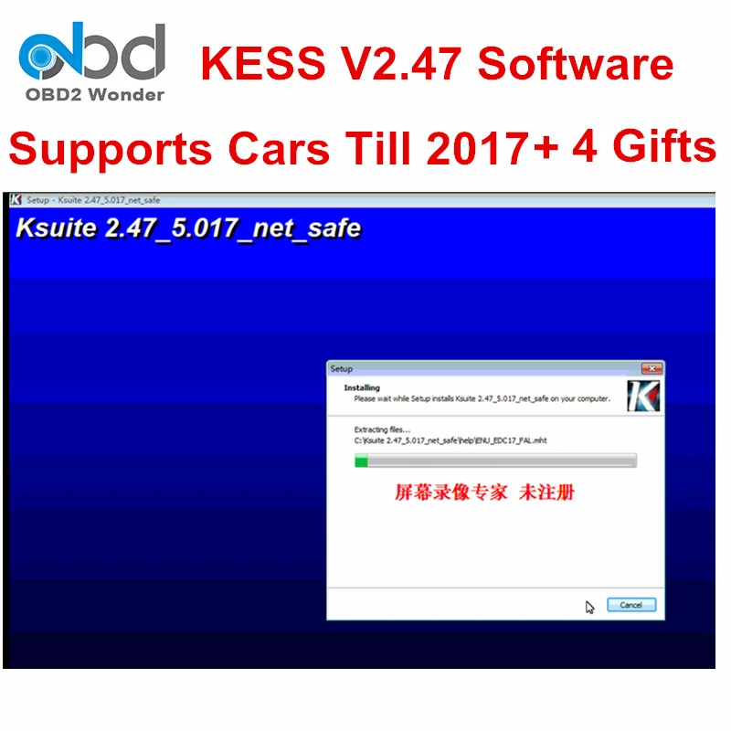 

Latest Ksuite V2.47 For KESS V2 Master V5.017 ECU Chip Tuning Tool Update of KESS V2.23 Adding More OBD2 Protocols 4 Gifts