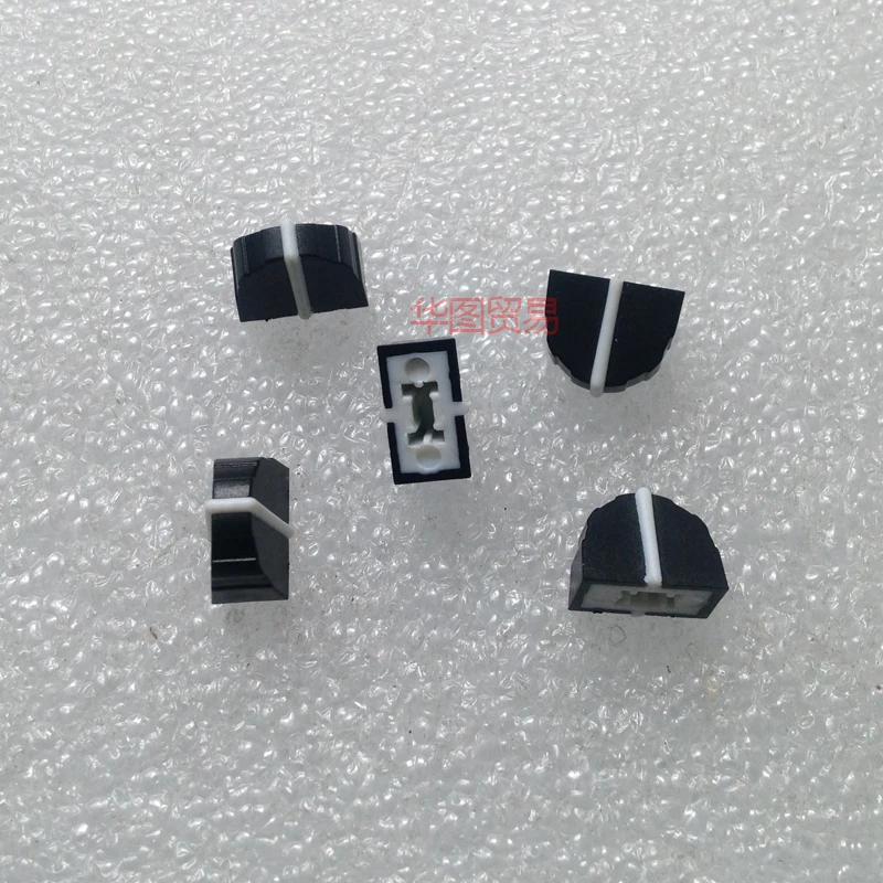 

60pcs black DBX2231 equalizer fader cap / 11MMX9MM hole 4MM potentiometer fader knob cap