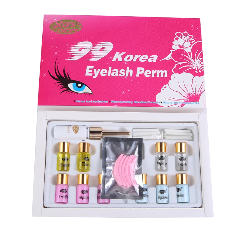

5 Sets/Lot 99 perm lashes lotion eyelash Perming lifting Curling up Lift Kit Eyelash Wave Lotion Nutritious Beauty Make Up Kit