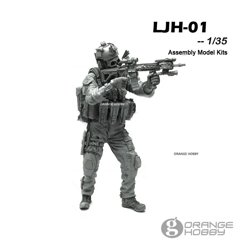 OHS YuFanModel 1/35 LJH-01-09 серия LJH Современная армейская сборка США Военные полимерные миниатюры Модели Строительные наборы oh - Цвет: LJH-01