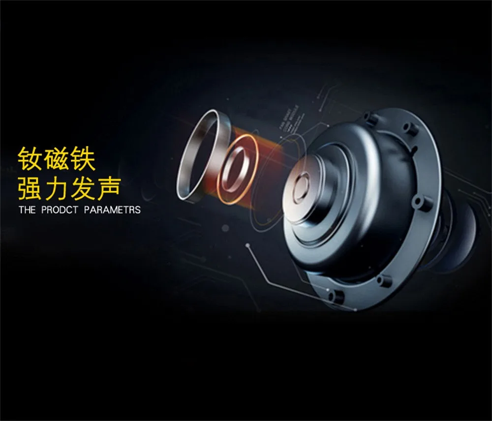 

New Music Ears Portable Light Microphone Sports In-Ear Supper Bass Metal Earbuds Earphone Head-phones Microphone 3.5mm Handsfree