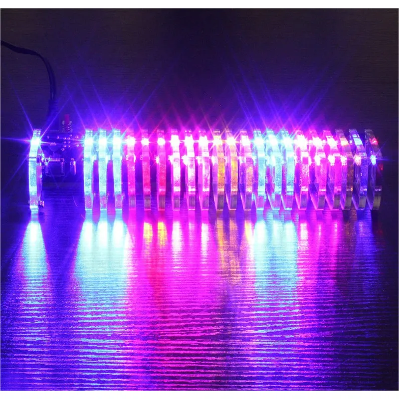 Aiyima LED музыкальный аудио индикатор спектра 21 уровень дисплей электронные Diy