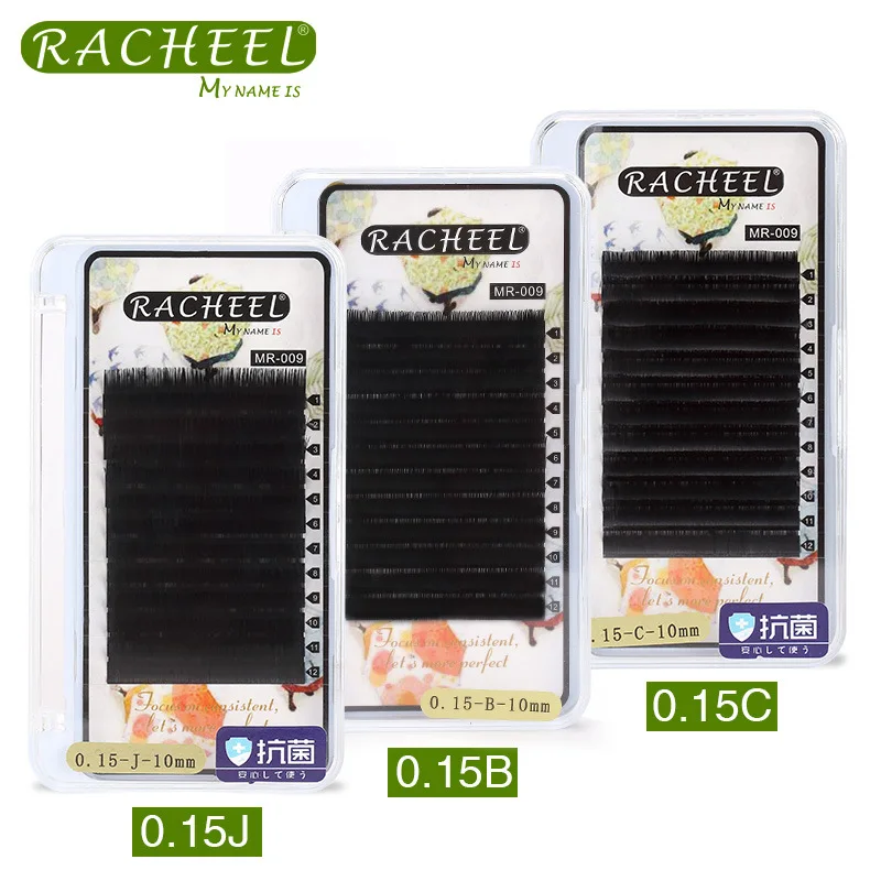 

Racheel Hot Sale Brand JBC Curl False  Eyelash Extension Silk Natural soft light than mink eyelash from Japan