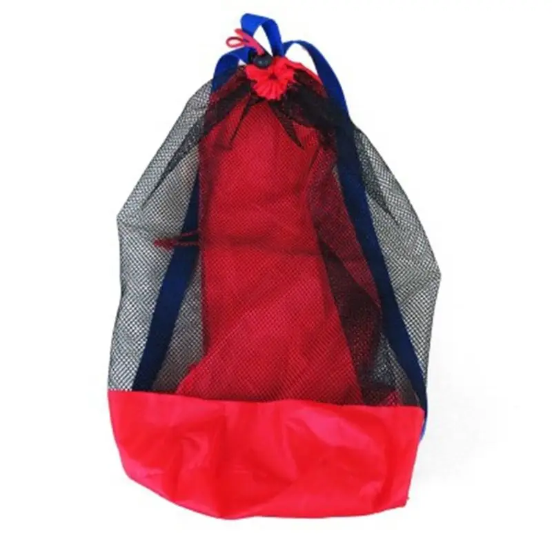 

2pcs Toy Storage Mesh Bag For Kids Beach Sand Toys Water Fun Sports Bathroom