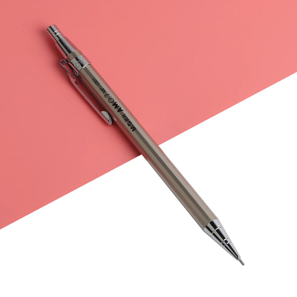 1 шт. GENKKY высококачественный металлический механический карандаш M& G 0,5-0,7 мм для профессиональной живописи и письма школьные принадлежности